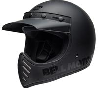 Bell Moto-3 Classic Casco Motocross, nero opaco, Taglia XL (61/62)