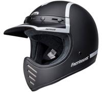 Casco Cross Bell Moto-3 2023 Fasthouse Old Road Nero Bianco M
