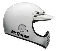 Bell Moto-3 Steve McQueen, casco a croce M male Bianco/Nero