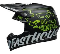BELL BELL - Casco Moto-9S Flex 22.06 Fasthouse Core Matte Nero / Giallo 2024 L