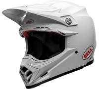 Bell Moto-9S Flex Solid, casco a croce L male Bianco