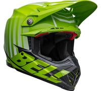 Bell Moto-9S Flex Sprint Casco Motocross, Verde/Nero, Taglia XL