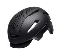 BELL Mozzo, Casco da Bicicletta Urban Unisex-Adulti, Agente Opaco/Nero Lucido, M | 55-59cm