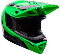 Bell MX-10 MIPS Dyno Casco da motocross, Verde/Grigio, Taglia L (59/60)