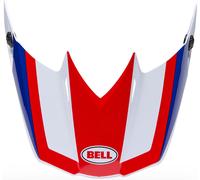 Bell MX-10 MIPS Dyno Cima dell'Elmo, Rosso/Bianco