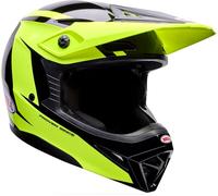 Bell MX-10 Mips Talon, casco da motocross per giovani L male Nero/Giallo