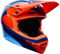 Bell MX-10 Mips Wave, casco da motocross XL male Arancione/Blu/Azzurro