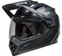 Bell MX-9 Adventure MIPS Alpine Casco da motocross, nero-grigio, taglia 2XL per maschi