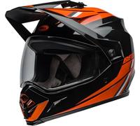 Bell MX-9 Adventure MIPS Alpine, casco enduro S male Nero/Arancione
