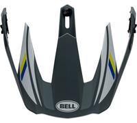 Bell MX-9 Adventure MIPS Alpine, picco male Grigio Scuro/Grigio Chiaro/Blu/Giallo