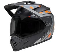 §Casco Adventure Bell Mx-9 Adv Mips Nero Opaco-Arancio§