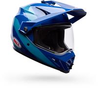 Bell MX-9 Adventure MIPS Motion Casco Enduro, blu, Taglia XL (61/62)