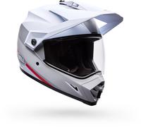 Bell MX-9 Adventure MIPS Trail Casco Enduro, bianco/rosso, Taglia XL (61/62)