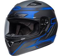 Bell Qualifier DLX Mips Raiser Casco, nero-blu, taglia M per maschi