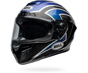 Bell Race Star DLX Flex Xenon, casco integrale L male Nero/Blu/Bianco