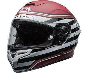 Bell Race Star DLX RSD The Zone Casco, bianco-rosso, taglia S per maschi