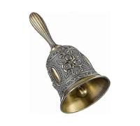 Bell, Restaurant Serving Bell, Table Bell Classic Bell for School, Reception Dinner, Hotel Service, Bronze, 5.5 X 11.3 Cm f54