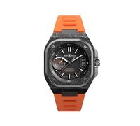 Bell & Ross BR-X5 Carbon Orange Limited Edition Automatic Chronometer 41mm DLC-Coated Titanium and Rubber Watch BRX5R-BO-TC/SRB