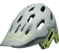 BELL Super 3 , Casco Unisex, Grigio, L 58-62cm