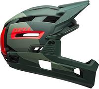 BELL Super Air, Casco Unisex, Matte/Gloss Green/Infrared, L | 58-62cm