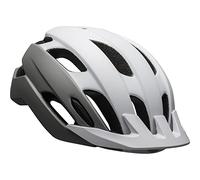 BELL Trace, Casco da Bicicletta Touring. Uomo, Bianco Opaco/Argento, Taglia Unica