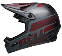 Casco Bell Transfer grigio scuro rosso - S