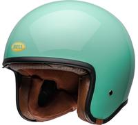 Bell TX-501 Solid Casco Jet, verde-turchese, taglia M per maschi