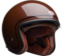 Bell TX501 Classic Gloss Casco a reazione, Marrone scuro, Taglia XS (53/54)