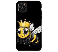 Bella ape con corona per gli amanti del miele e degli insetti Custodia per iPhone 11 Pro Max