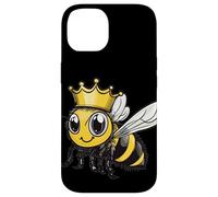 Bella ape con corona per gli amanti del miele e degli insetti Custodia per iPhone 14