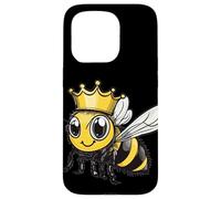 Bella ape con corona per gli amanti del miele e degli insetti Custodia per iPhone 15 Pro