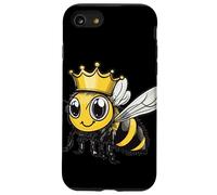 Bella ape con corona per gli amanti del miele e degli insetti Custodia per iPhone SE (2020) / 7 / 8