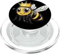 Bella ape con corona per gli amanti del miele e degli insetti PopSockets PopGrip per MagSafe