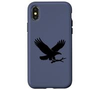 Bella Aquila Madre Volare con Albero Ramo Natura Uccello Custodia per iPhone X/XS