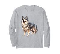 Bella Arte Alaskan Malamute per Gli Amanti dei Cani Maglia a Manica