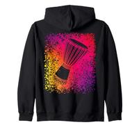 Bella Arte Djembe Tamburo per Orgoglioso Batterista Djembe Felpa con Cappuccio