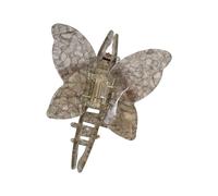 Bella Artiglio Dei Capelli Multiplo Colore A Forma Di Farfalla Clip Per La Donna Campeggio Trecce Laterali Capelli Delicato Mascella