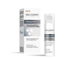Bella Aurora | Crema Per Attenuare Le Conseguenze Estetiche Della Vitiligine Del Viso e Del Corpo | Crema Ripigmentante Per Macchie Bianche o con Deficit Di Pigmentazione REPIGMENT12, 75 ml