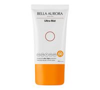Bella Aurora - Ultra-Mat, protezione solare facciale texture gel antimacchia SPF50, protezione solare antimacchia per pelle grassa