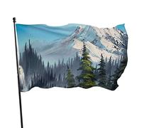 Bella bandiera a cascata, 9,6 x 1,5 m, colori vivaci, resistente allo sbiadimento, in poliestere, per sport all'aria aperta, con 2 occhielli in ottone