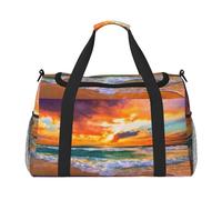 Bella Beach at Sunset Tote Bag Donne Uomini Viaggio Crossbody Bag Borsa a Tracolla Borsa a Tracolla Borse da Lavoro Borsa Hobo Borsa Tutti i Giorni
