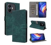 BELLA BEAR Cover TCL K70 4G/K70 Power 4G, [Tecnologia di Blocco RFID] Custodia per TCL K70 4G/K70 Power 4G con [Supporto Scheda] [Funzione Kickstand]-Verde