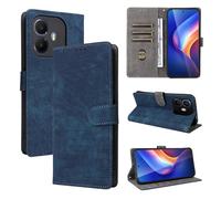 BELLA BEAR Cover TCL K70 4G/K70 Power 4G, [Tecnologia di Blocco RFID] Custodia per TCL K70 4G/K70 Power 4G con [Supporto Scheda] [Funzione Kickstand]-Blu