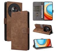 BELLA BEAR Cover ZTE Nubia Focus 5G, [Tecnologia di Blocco RFID] Custodia per ZTE Nubia Focus 5G, Custodia ZTE Nubia Focus 5G con [Supporto Scheda] [Funzione Kickstand]-Marrone