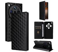 BELLA BEAR Custodia per OPPO Find X9 Ultra, Cover per Cavalletto, Portafoglio con Magnetico, Custodia protettiva antiurto per OPPO Find X9 Ultra-Nero