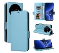 BELLA BEAR Custodia per Oukitel C59/C59 PRO, Custodia a Portafoglio in Pelle con Vibrazione Magnetica, Custodia per cavalletto, Custodia Protettiva Antiurto per Oukitel C59/C59 PRO-LBlu