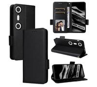 BELLA BEAR Custodia per XReal Beam PRO, Custodia a Portafoglio in Pelle con Vibrazione Magnetica, Custodia per cavalletto, Custodia Protettiva Antiurto per XReal Beam PRO-Nero