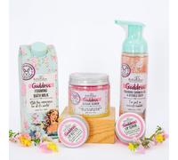 Bella & Bear Goddess Mega Set Regalo Bagno e Corpo con Gel Doccia Schiumogeno, Bagnoschiuma, Latte da Bagno, Scrub Corpo, Scrub Labbra e Burro La