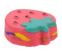 Bella bomba da bagno a forma di fragola Palla da bagno schiumogena ricca