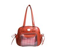 Bella borsa a tema traslucida sotto le ascelle con manico rinforzato borsa a tracolla accessorio alla moda per gli appassionati di cultura Otaku borsa per ragazze dolci, B, Medium